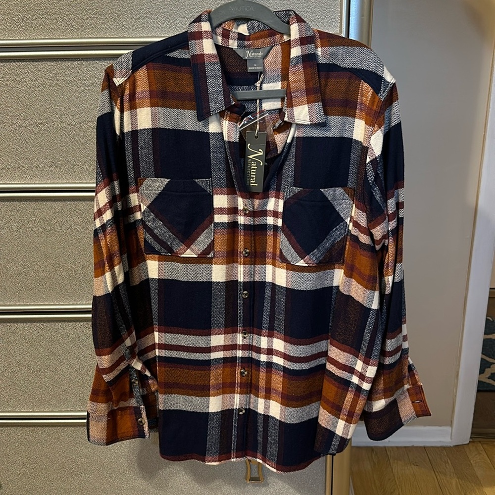 Women’s XL flannel- never worn